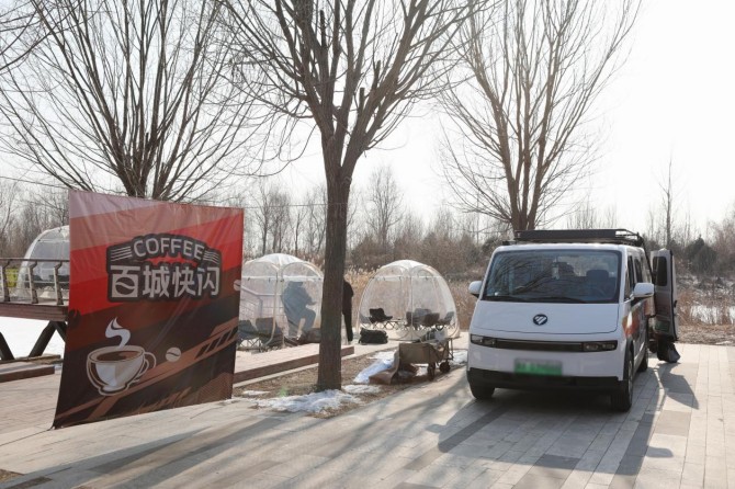 移动咖啡馆，品味新生活：风景 i 闪耀雄安新区